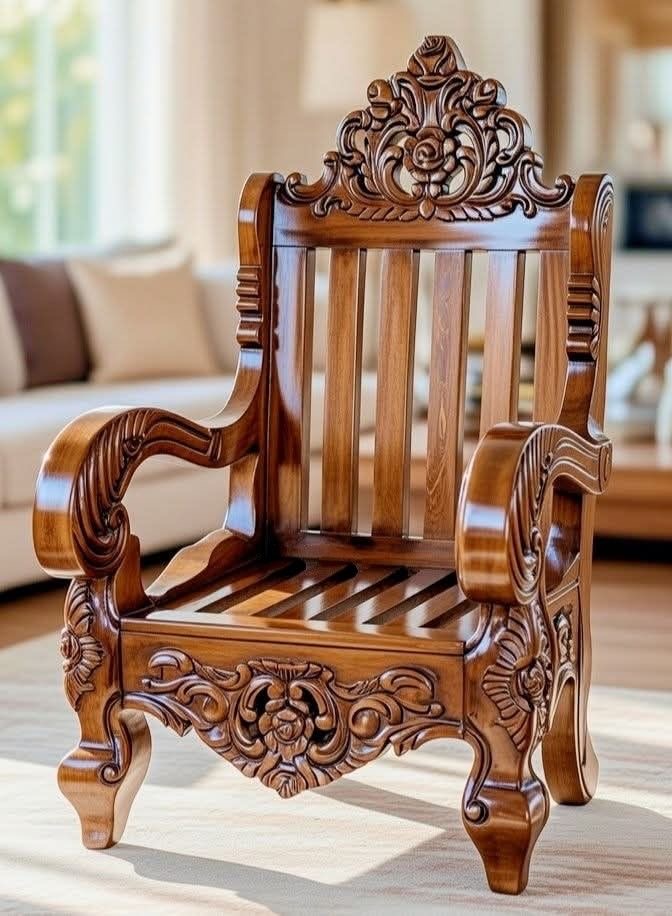 Royal Wooden Armchair